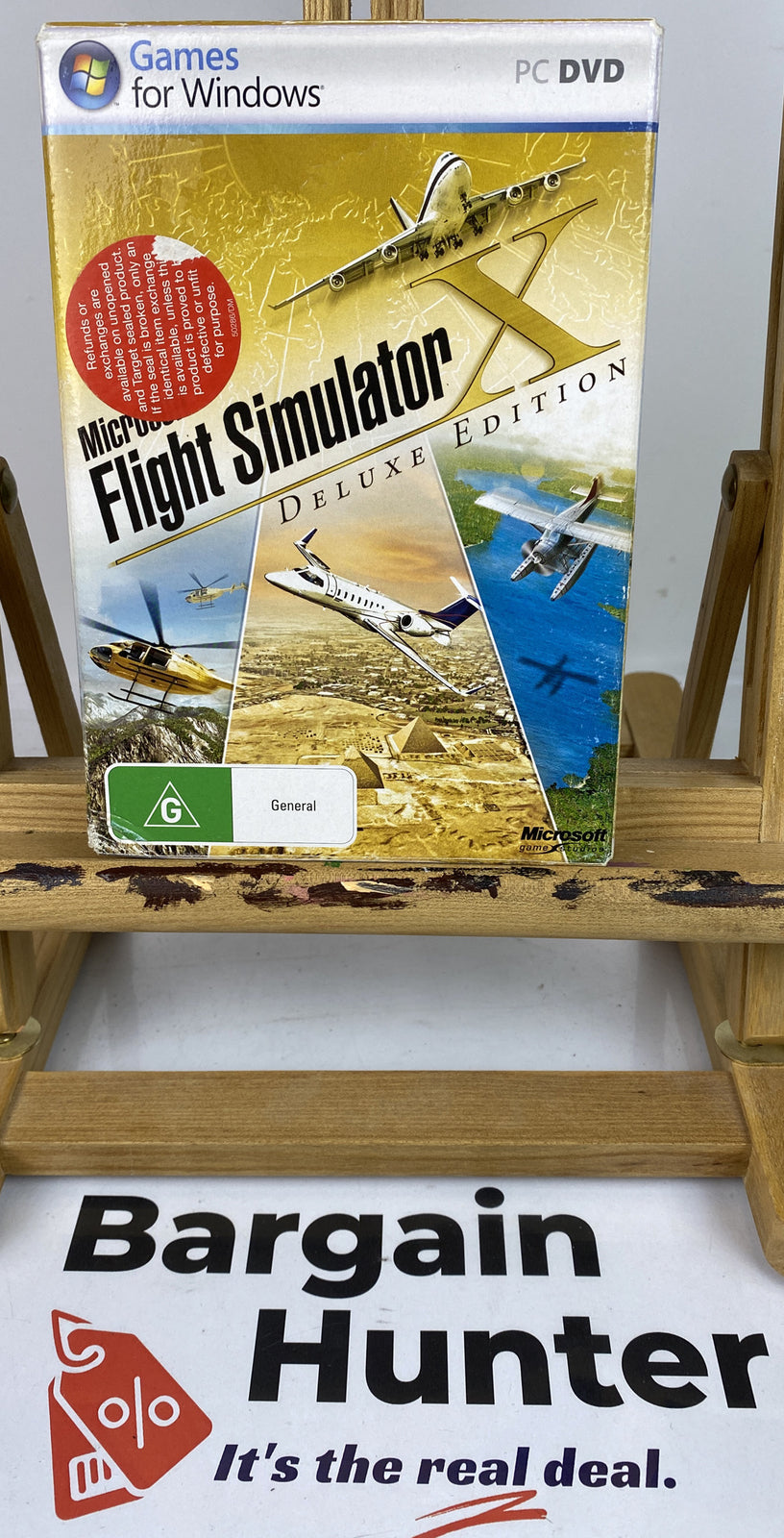 3214 Microsoft Flight Simulator X Deluxe Edition PC Complete Game In VGC