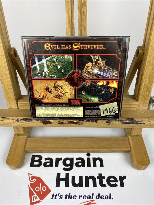 1966 Diablo 2 For PC Incomplete Game In Good Condition