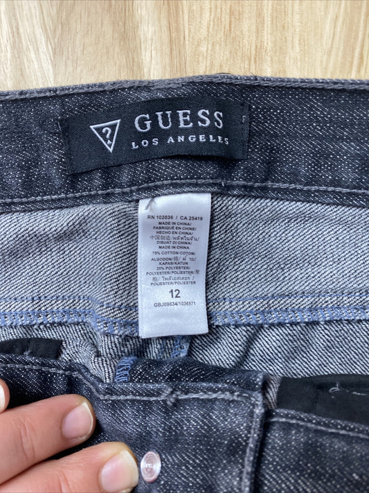 Guess Kids Grey Faded Denim Jeans Size 12 Brand New With Tags F367
