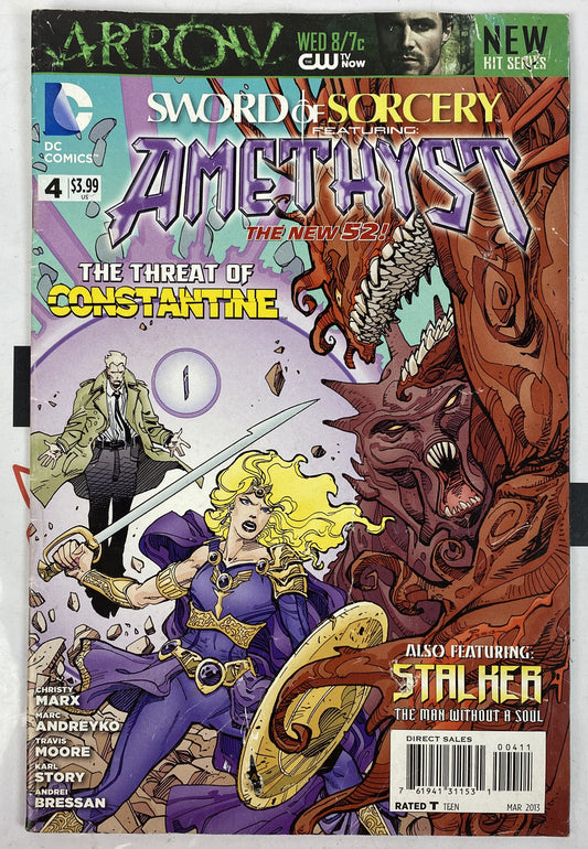 SWORD OF SORCERY AMETHYST #4 DC MARCH 2013 NM In OK Condition