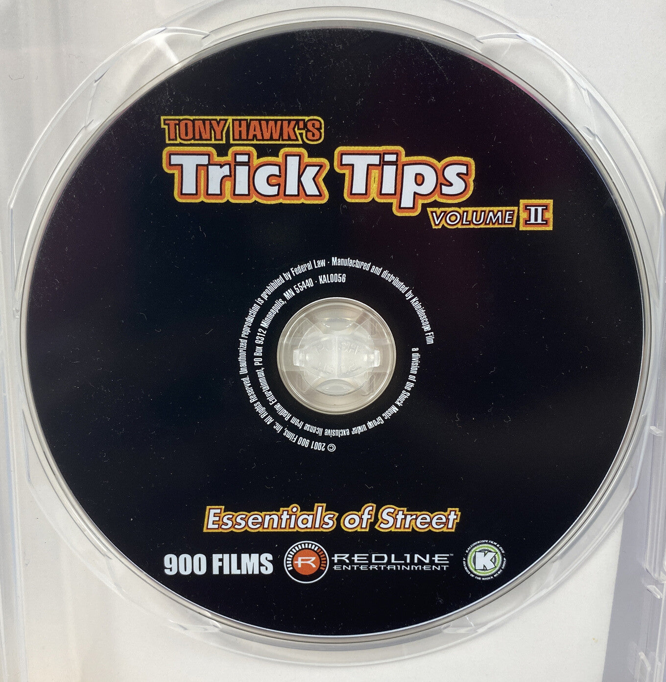 C701 Tony Hawk's Trick Tips Volume 2 Essentials Of Street DVD In Good Condition