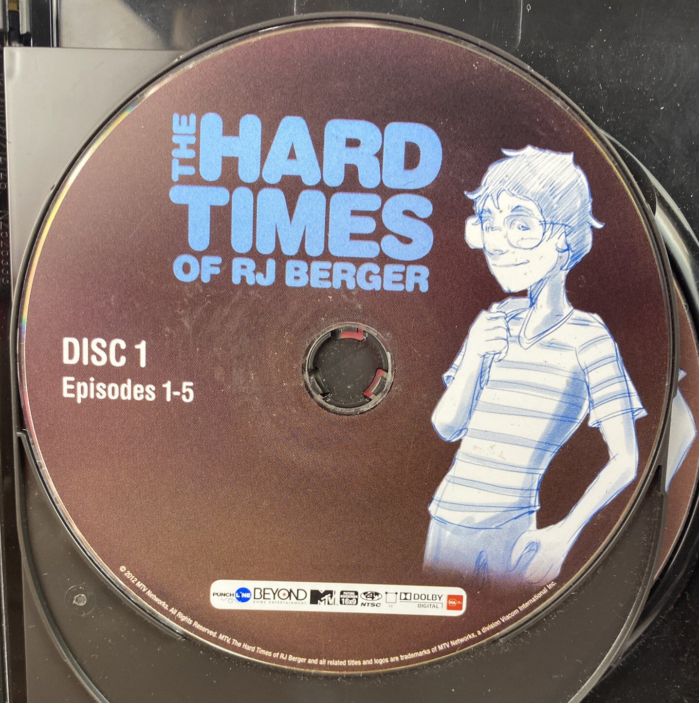 C579 The Hard Times Of RJ Berger Season One 3 Disc DVD Set In Good Condition