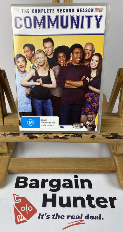 C571 Community Season Two 4 Disc DVD Set In Good Condition