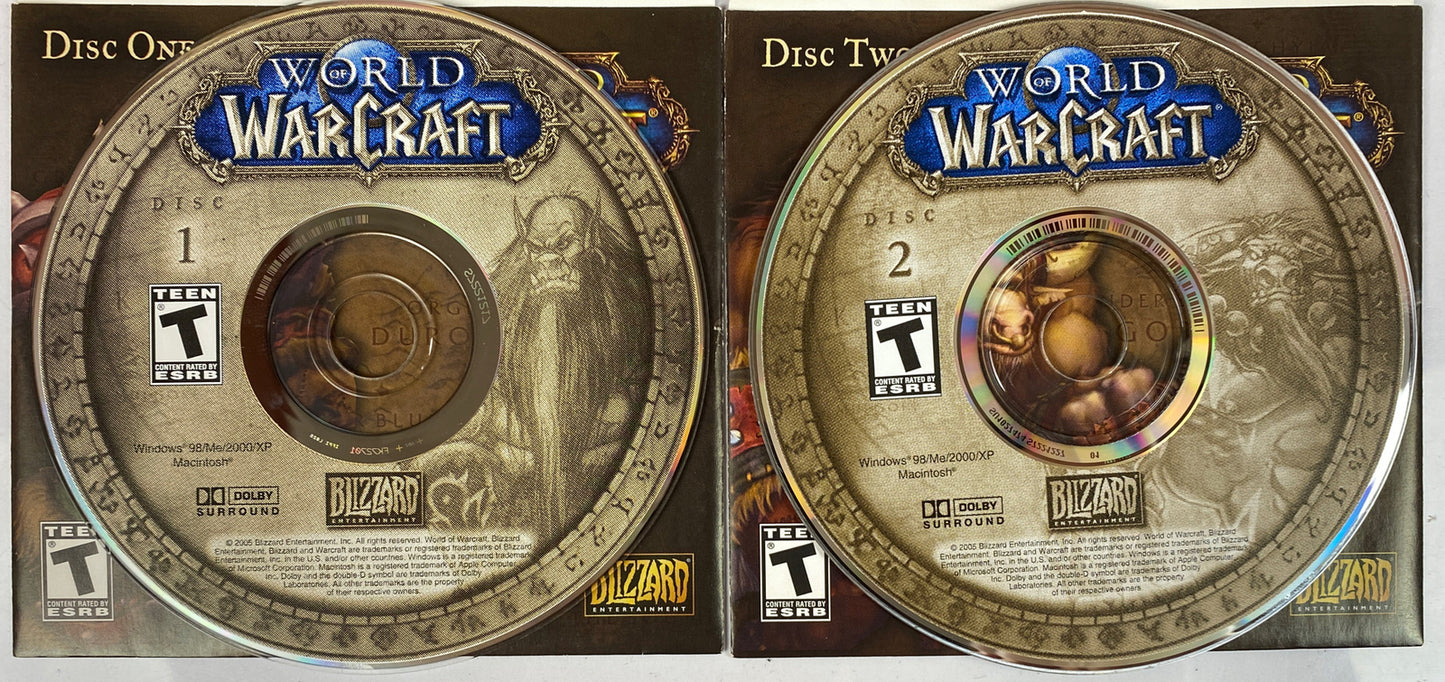 3339 World Of Warcraft PC Incomplete Game In Good Condition