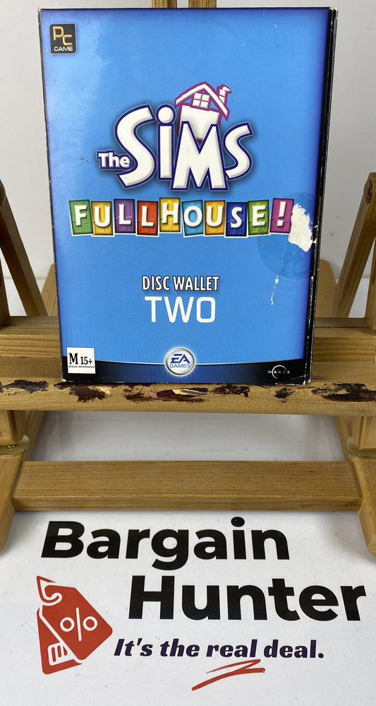 The Sims Full House ! Disc Wallet Two PC Expansions Unleashed & Superstar