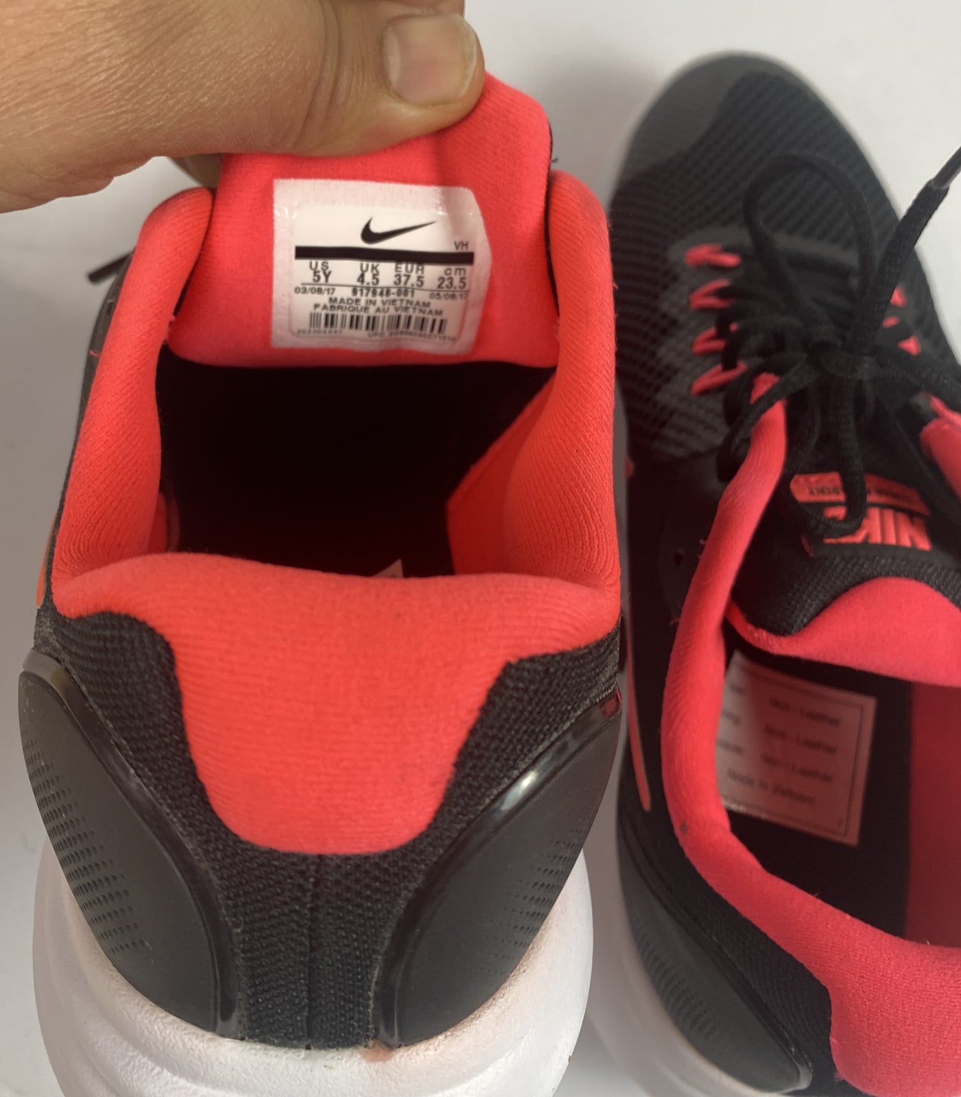 F428 Nike Lunar Apparent Kids Running sneakers shoes Size US 5y UK 4.5