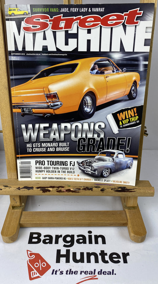 Street Machine September 2016 Magazine In Good Condition
