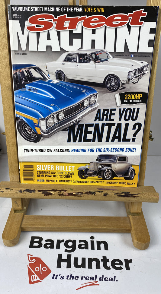 Street Machine October 2015 Magazine In Good Condition