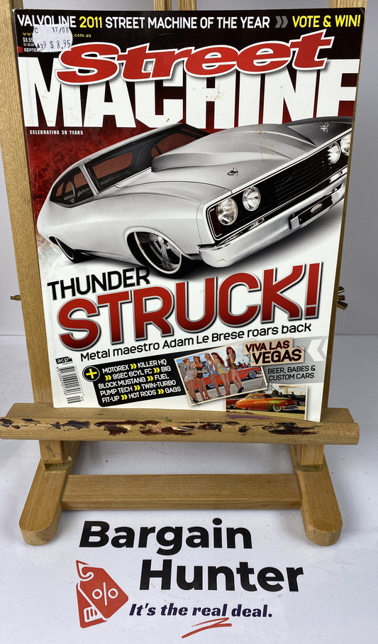 Street Machine September 2011 Magazine In Good Condition