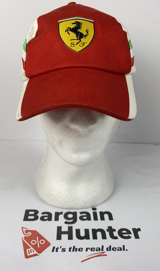 F384 Scuderia Ferrari Snap Cap / Hat In Good Condition Adjustable Sizing