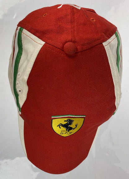 F384 Scuderia Ferrari Snap Cap / Hat In Good Condition Adjustable Sizing