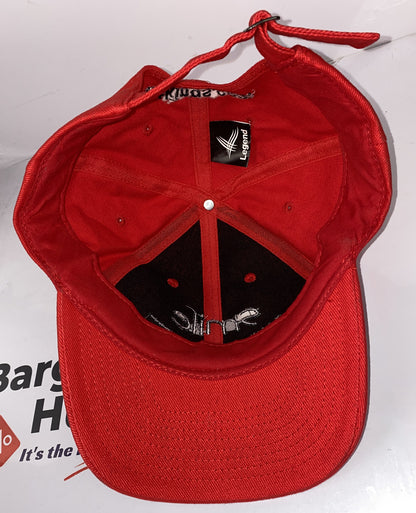 Smile Red Cap / Hat In Good Condition Adjustable Sizing
