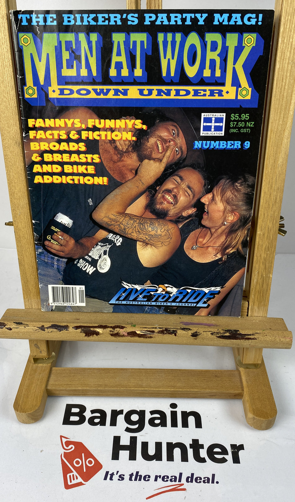 Live To Ride Men At Work Down Under Number 9 Magazine In Ok Condition