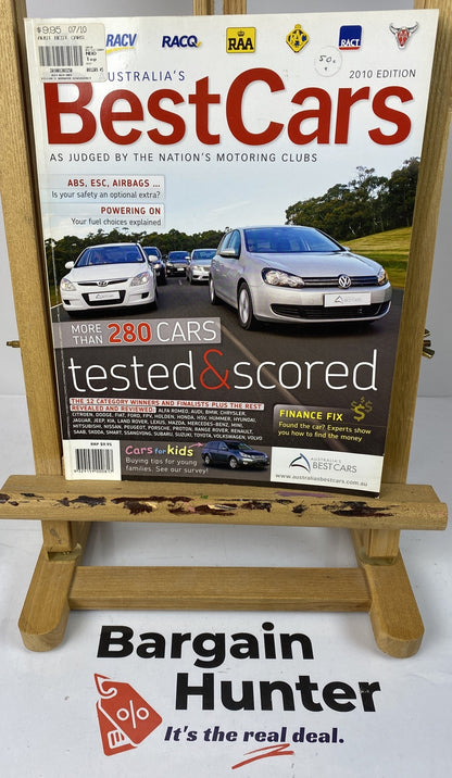 Australia's Best Cars 2010 Edition Magazine In Good Condition