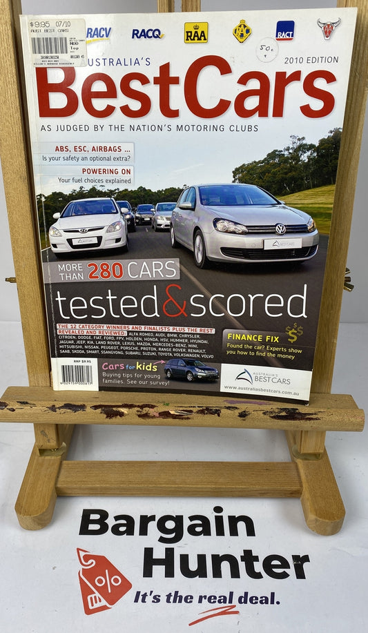 Australia's Best Cars 2010 Edition Magazine In Good Condition