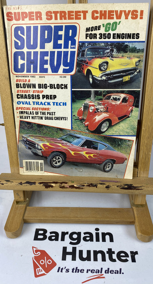 Super Chevy November 1982 Magazine In Good Condition