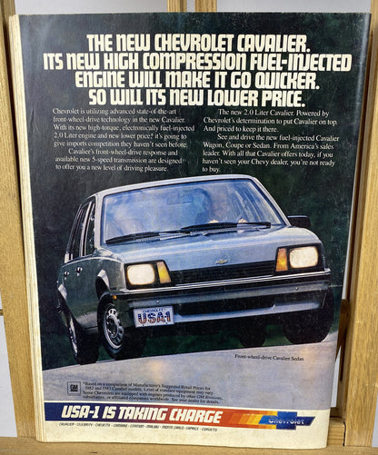 Super Chevy November 1982 Magazine In Good Condition