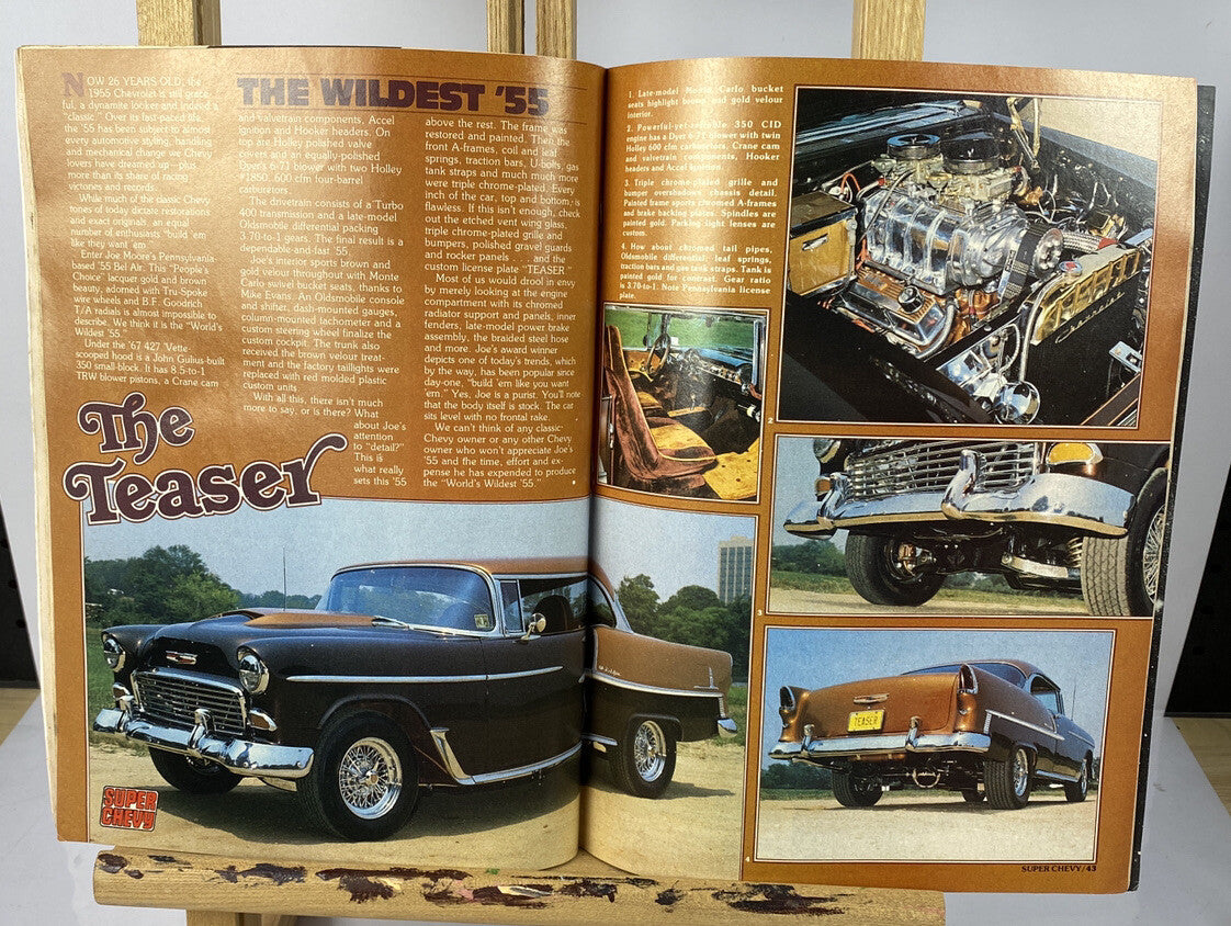 Super Chevy September 1981 Magazine In Ok Condition