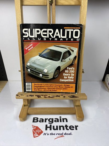 Super Auto Illustrated July / August 1985 Magazine In Ok Condition
