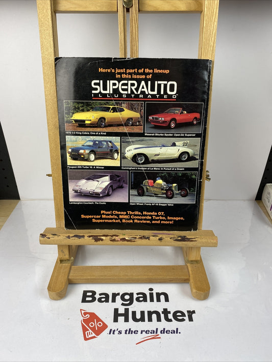 Super Auto Illustrated July / August 1985 Magazine In Ok Condition