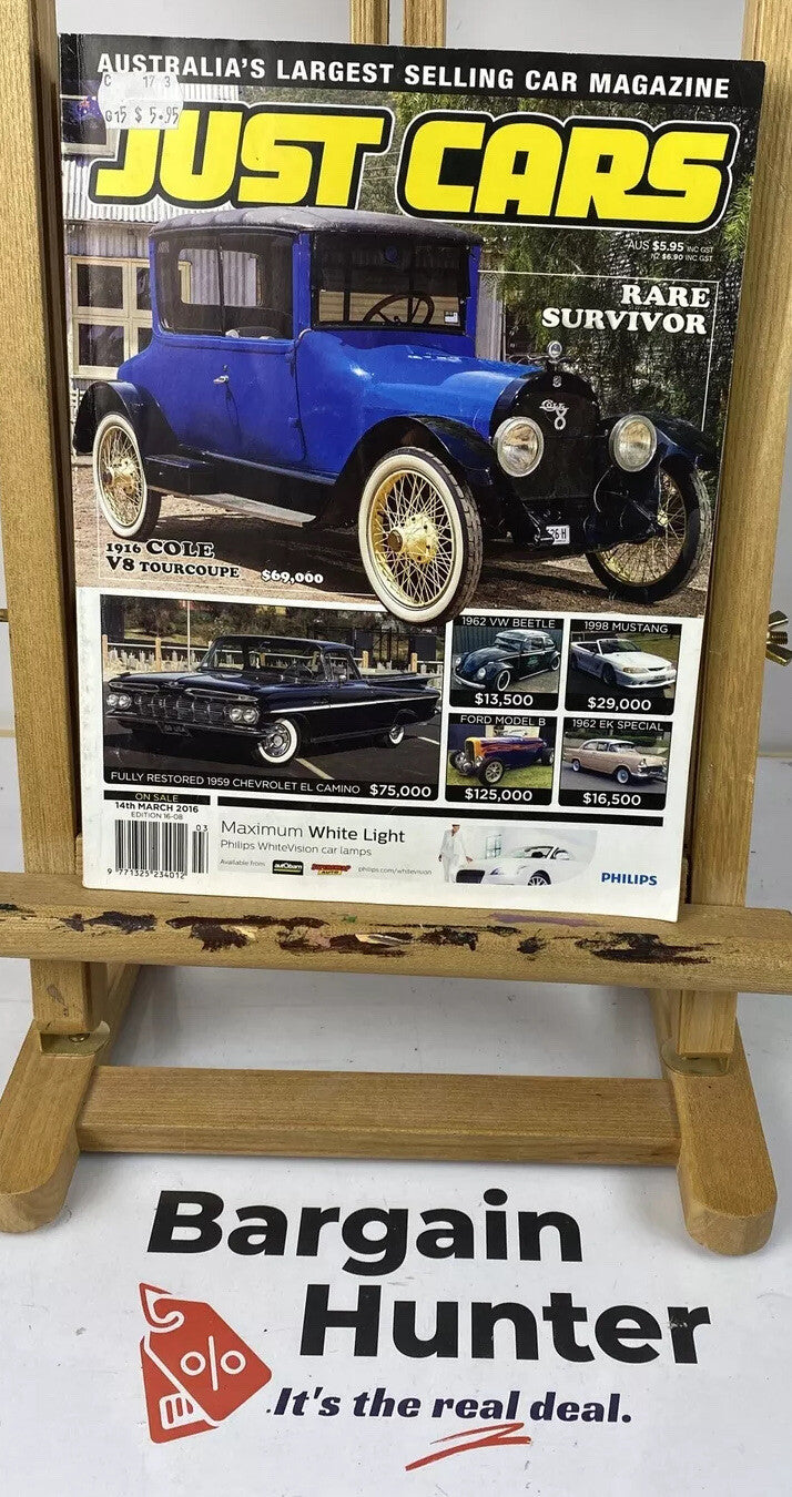 Just Cars March 2016 Magazine In Good Condition
