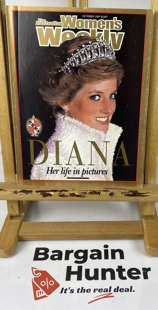 The Australian Women's Weekly October 1997 Dianna Magazine In Good Condition