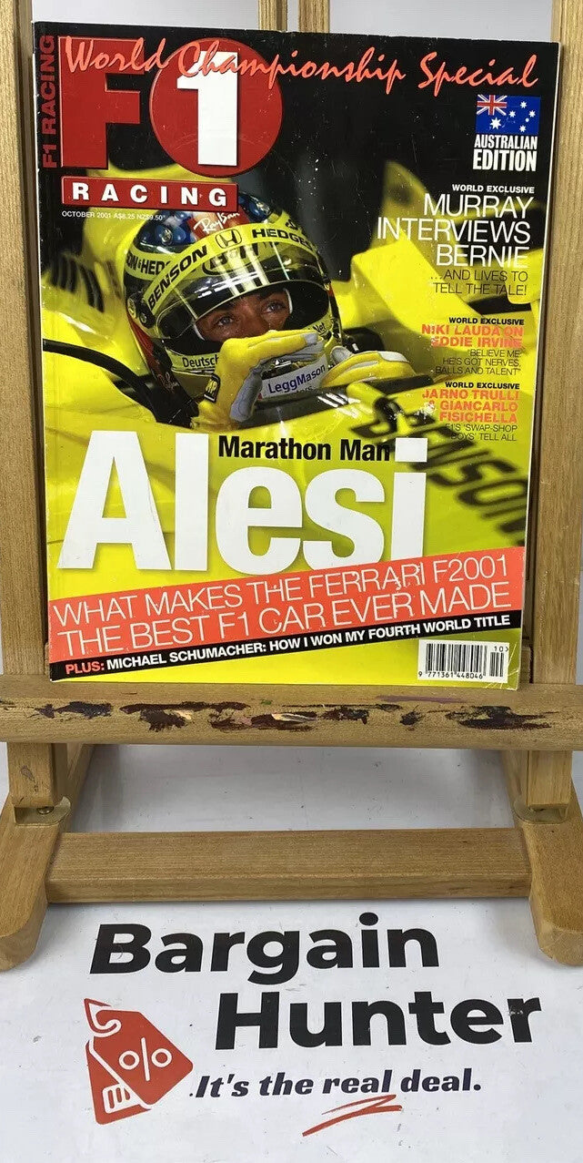 F1 Racing October 2001 Magazine In Good Condition