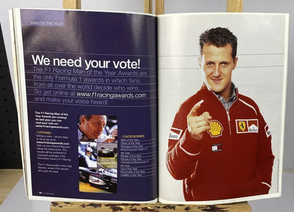 F1 Racing October 2001 Magazine In Good Condition