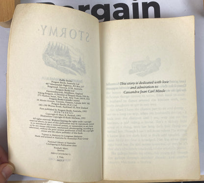 Stormy Mary K. Pershall Novel In OK Condition