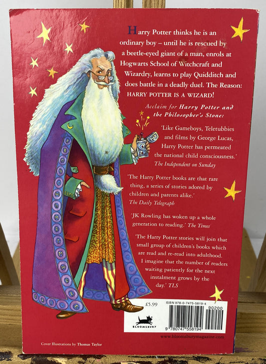 Harry Potter And The Philosopher's Stone J.K.Rowling Novel In Good Condition