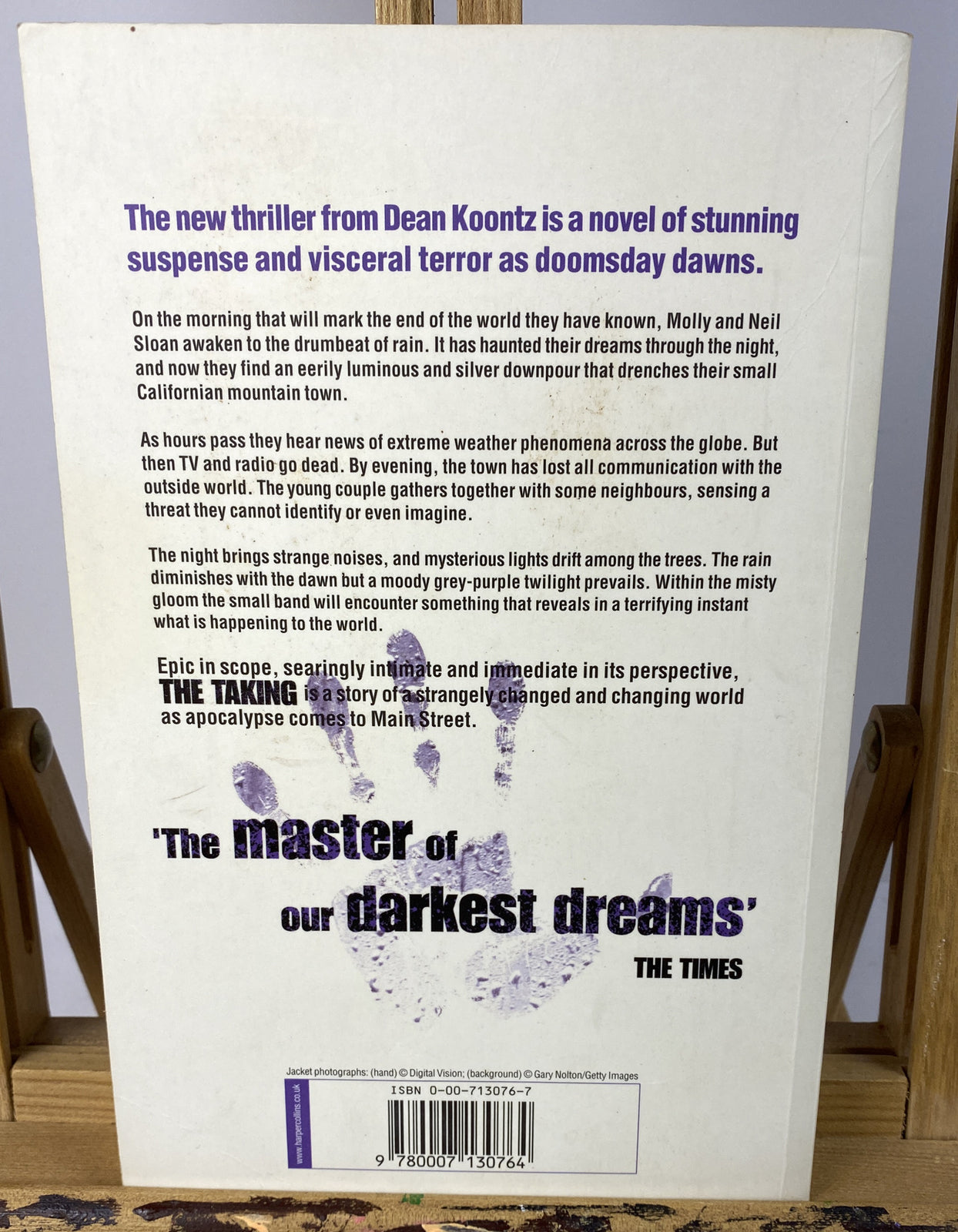 The Taking Dean Koontz Novel In OK Condition