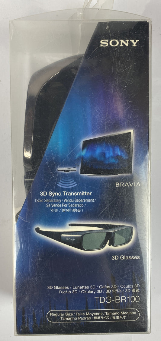 M881 Sony TDG-BR100 3D Glasses Cinema 3D In Good Condition