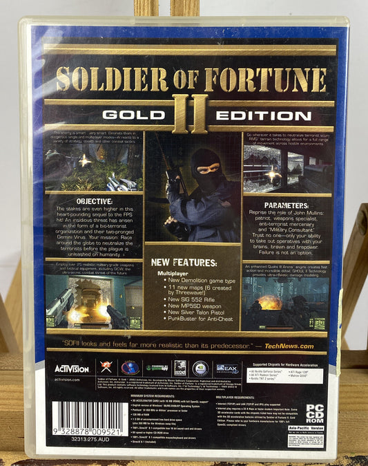 3405 Soldier Of Fortune 2 Gold Edition PC Game In Good Condition
