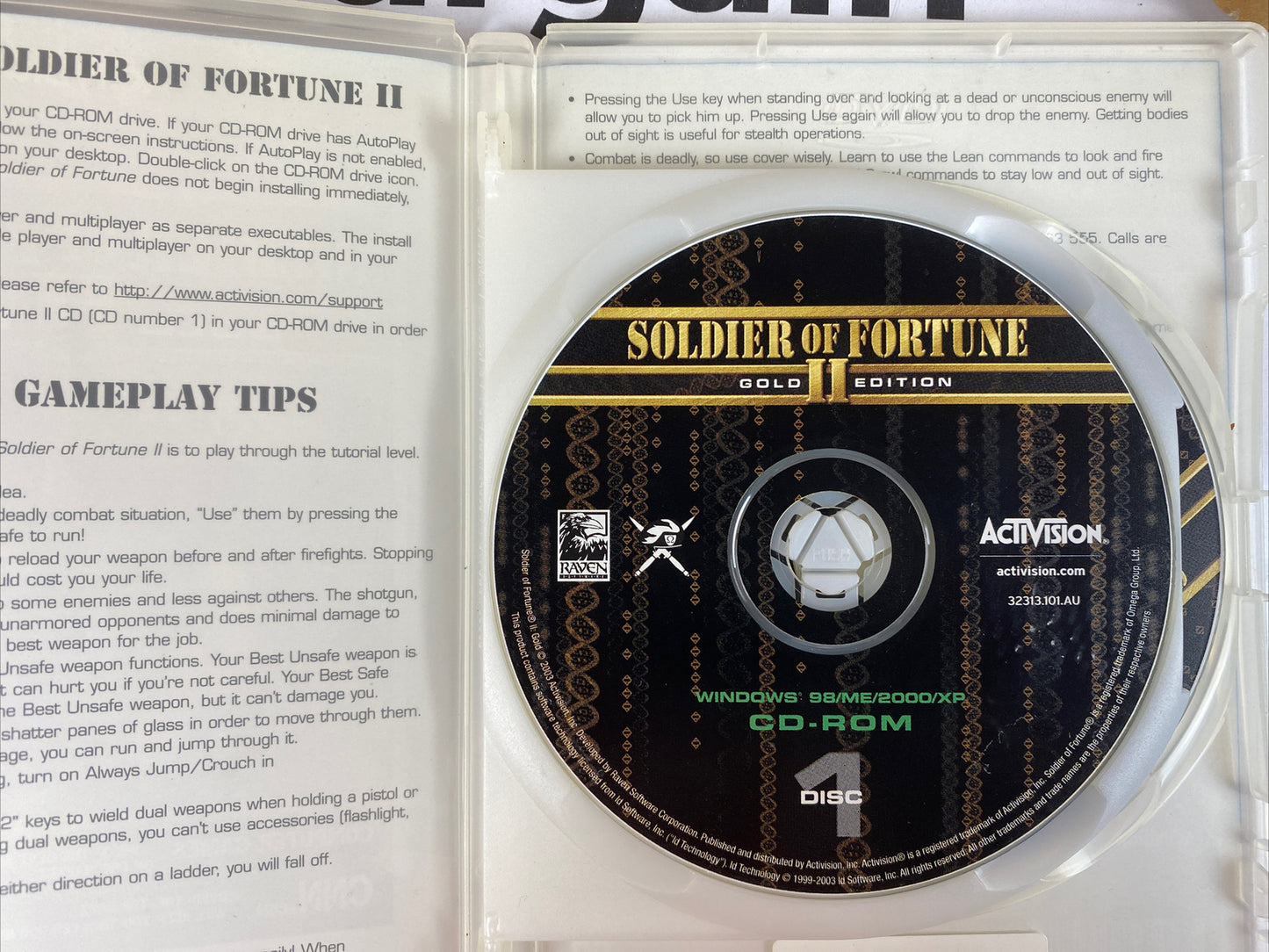 3405 Soldier Of Fortune 2 Gold Edition PC Game In Good Condition