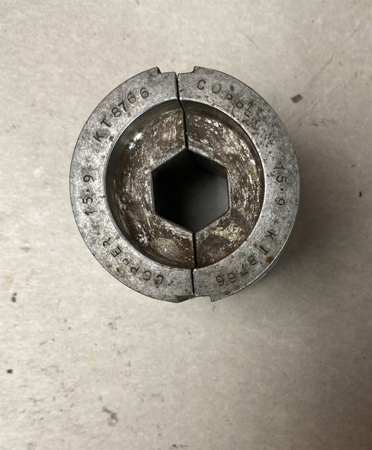 15.9 KT8766 Die For A 12T Crimper To Suit Australian Standard COPPER Lugs