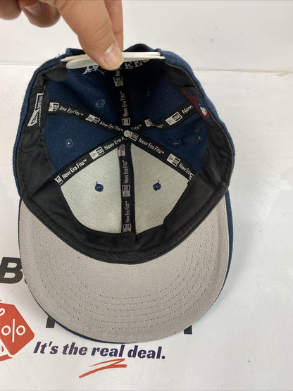 F477 New Yorks Yankees Black Baseball Cap In Good Condition Adjustable Sizing