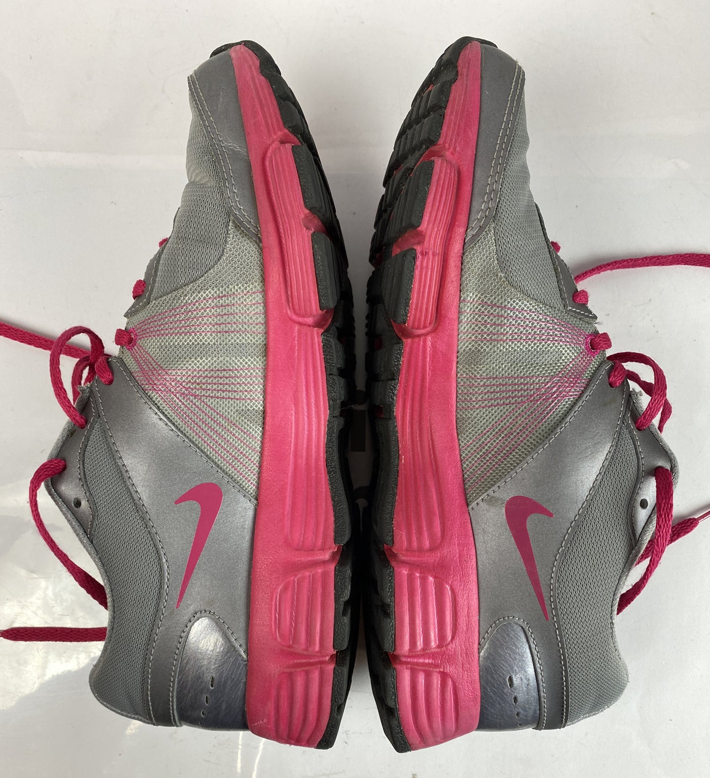 F454 Nike Air Max Sliver And Pink Shoes US 9 UK 6.5 In Good Condition