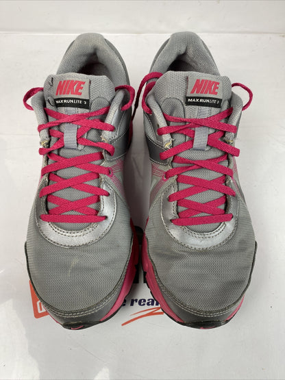 F454 Nike Air Max Sliver And Pink Shoes US 9 UK 6.5 In Good Condition