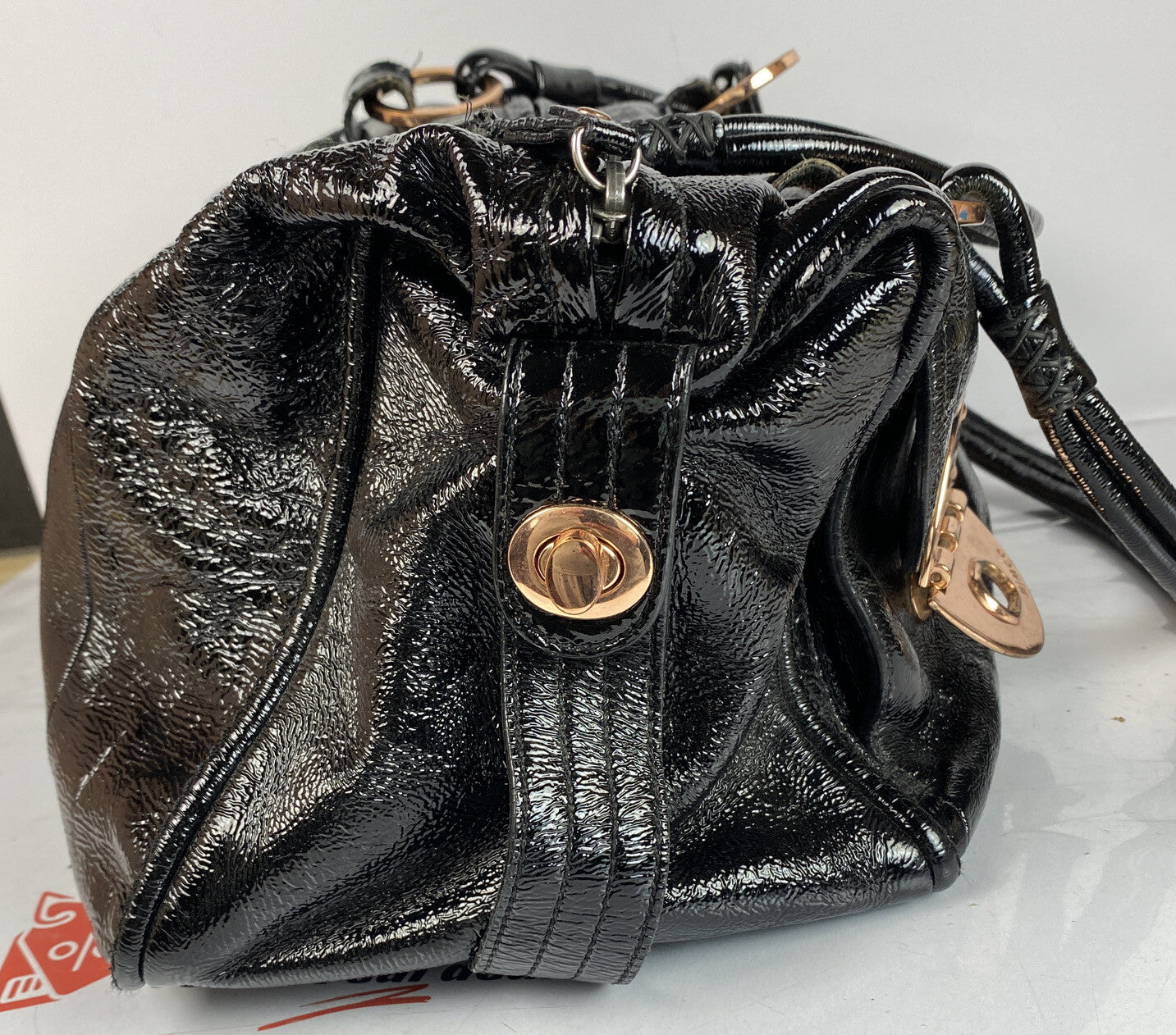 M726 Mimco Large Handbag Black colour In OK Condition