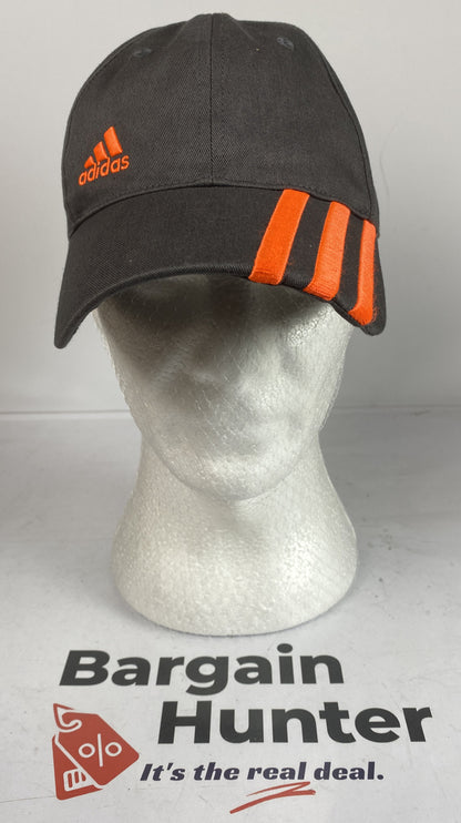 #7 Adidas Grey Baseball Cap / Hat In Good Condition Adjustable Sizing