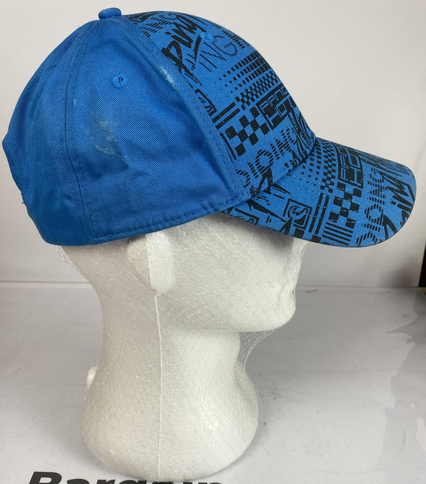 #6 Piping Hot Blue Baseball Cap / Hat In Ok Condition Adjustable Sizing