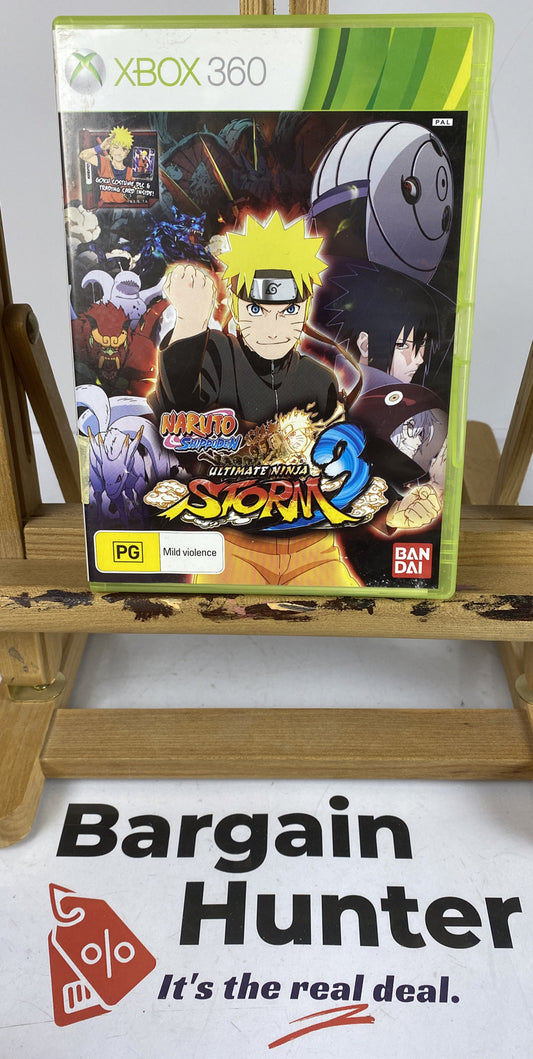 #577 Naruto Shippuden Ultimate Ninja Storm 3 PAL Xbox 360 Complete