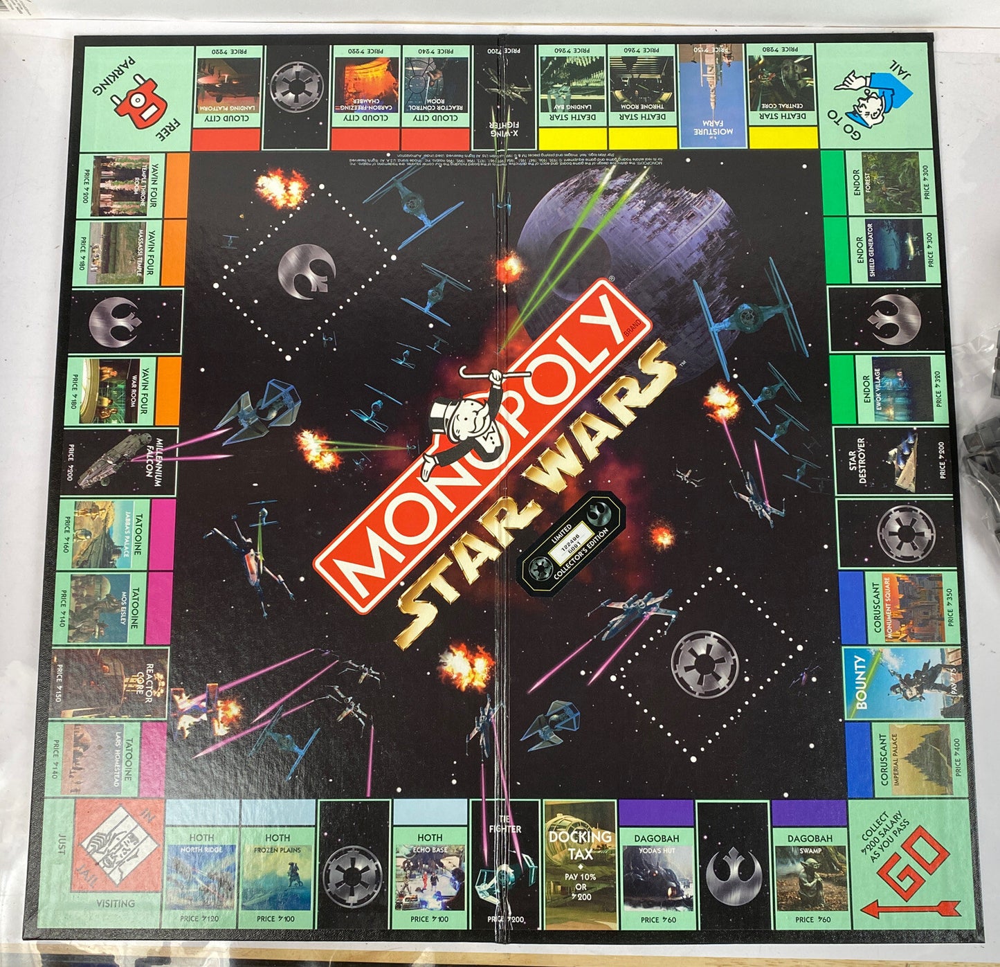 Star Wars Monopoly Board Game - Sell and Trade the Death Star for Empire Victory