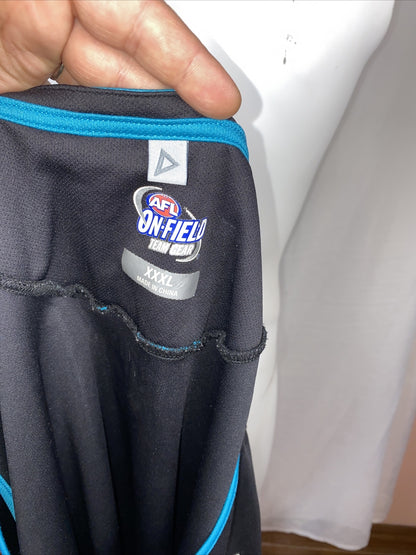 AFL Port Adelaide Autographed Tank Top Jersey Size XXXL UNAUTHENTICATED F220