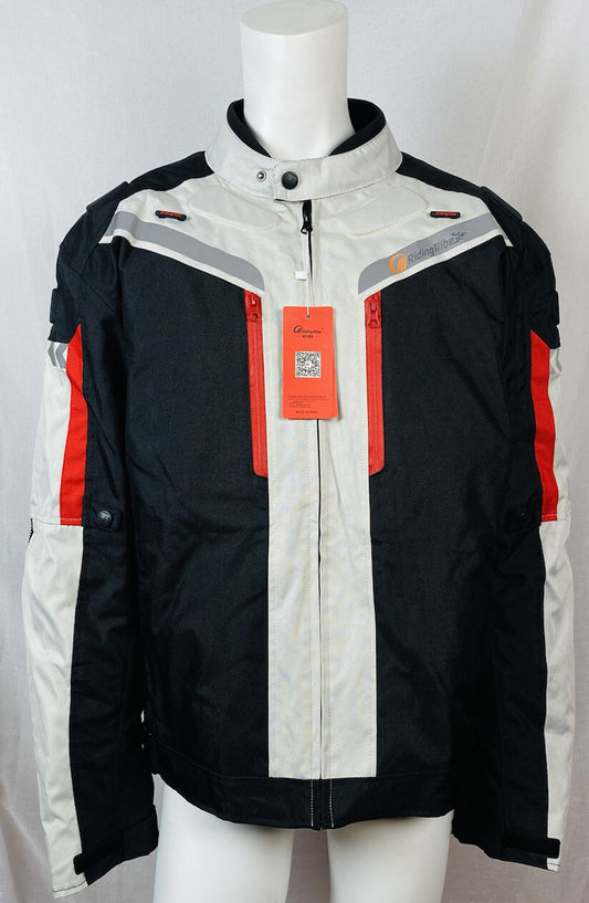 Riding Tribe Black Long Sleeve Bike Jacket Size 4XL New With Tags F446