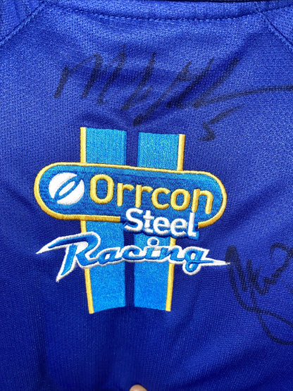 Ford Orrcon Steel Racing Team Autographed Polo Shirt Size M UNAUTHENTICATED F166
