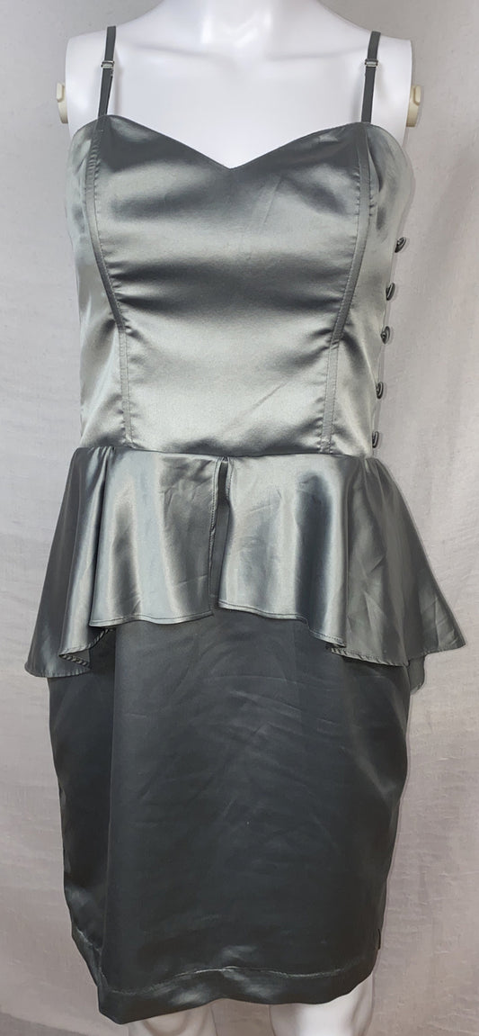 Anise Party Grey Dress Size 10 Brand New With Tags #1758