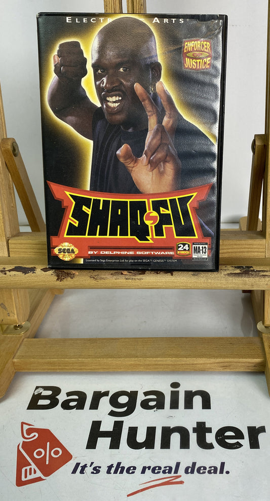 2864 Sega GENESIS SHAQ-FU Enforcer Of Justice PAL In Good Condition