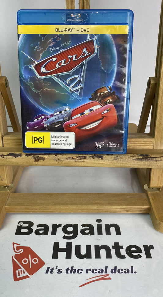 2652 Disney Pixar Cars 2 Not Factory Sealed Blu-Ray In VGC