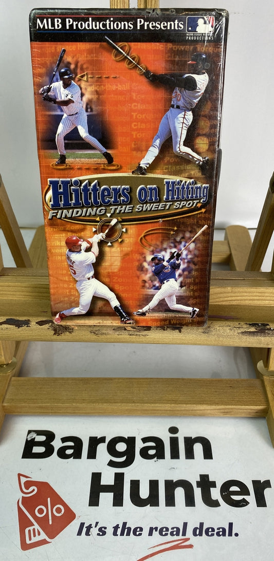2617 MLB Hitters On Hitting Finding The Sweet Spot VHS Tape Brand New Sealed